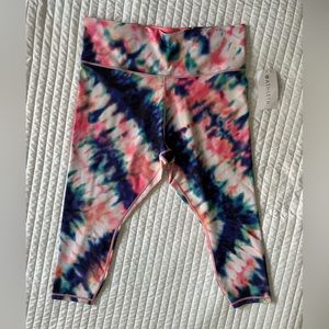 ATHLETA Elation 7/8 Tie-Dye Leggings | Size 2X | NWT | Pink🌸